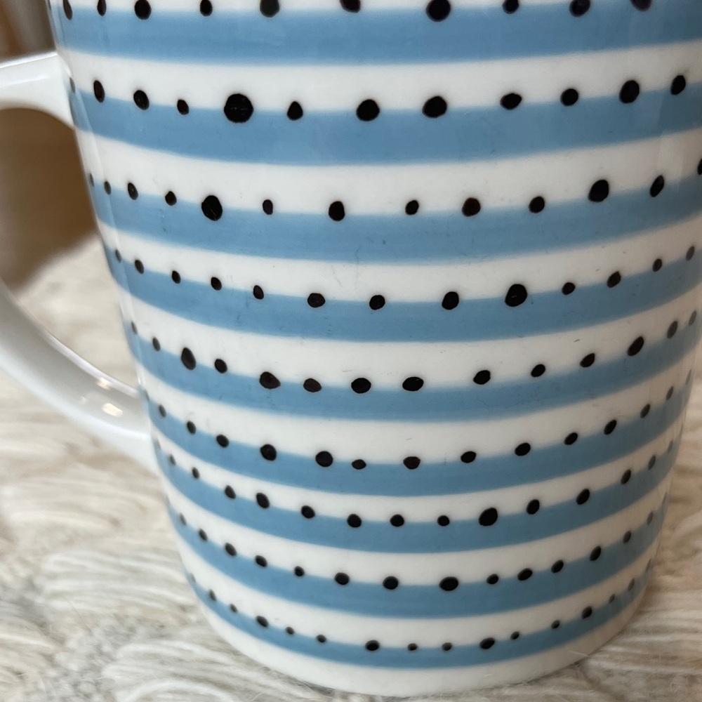 Starbucks Blue and White Polka Dot Mug - Picture 7 of 7